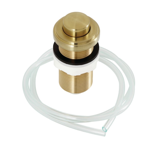 Garbage Disposal Air Switch Button, Brushed Brass